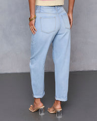 Teien Rigid Pintuck Barrel Jeans