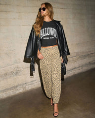 Soft Claw Printed Drawstring Pants