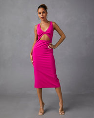 Timeless Beauty Cutout Midi Dress