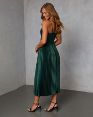 Aleina Fit And Flare Midi Dress