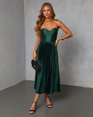 Aleina Fit And Flare Midi Dress