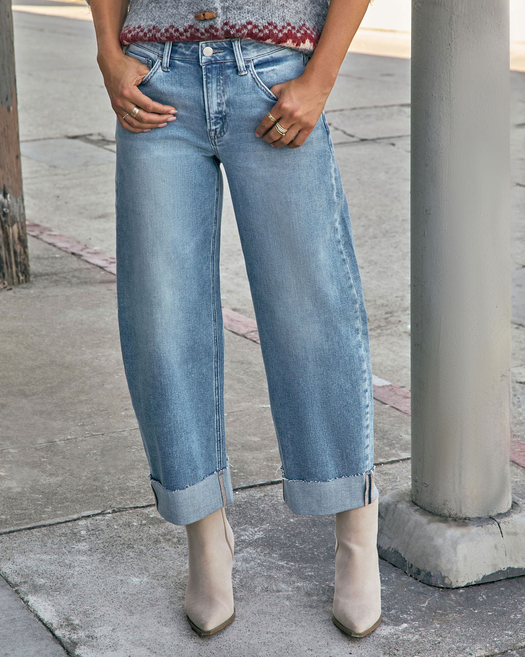 Clements Stretch Barrel Jeans