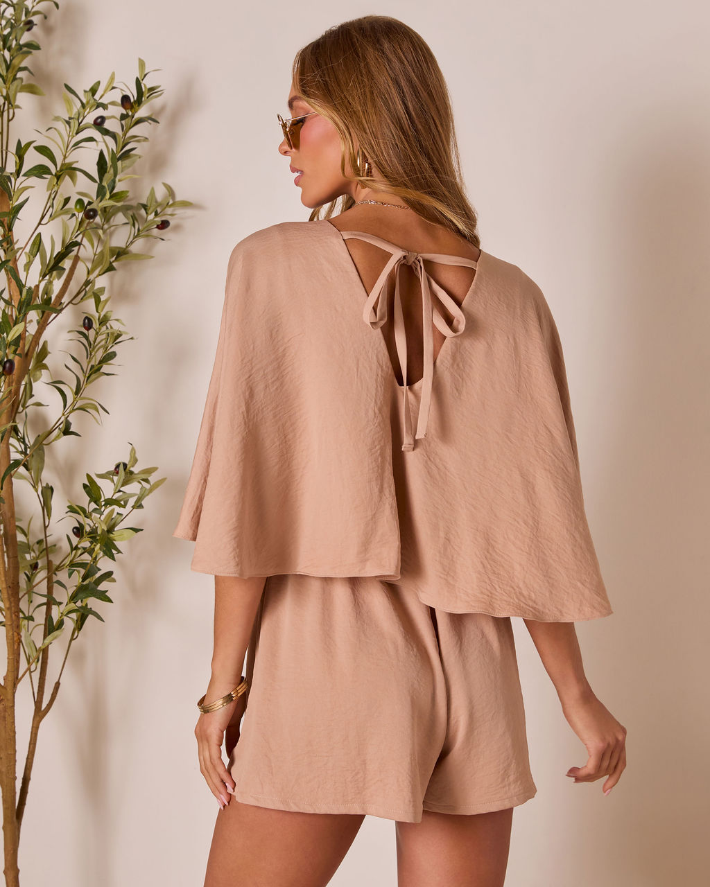 Christien Kimono Sleeve Romper