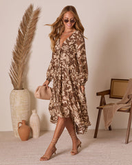 Cecelia High Low Midi Dress