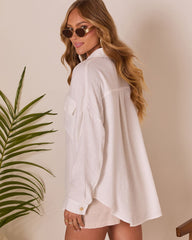 All About Sunshine Button Down Top