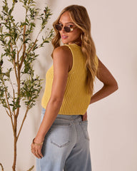 Martinez Crochet Knit Vest Top