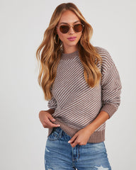 Mallory Striped Crewneck Sweater