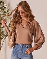 Teylor V Neck Long Sleeve Top