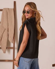 Elsa Half Zip Sweater Vest