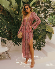 Joanne Crochet Cover Up Maxi Dress