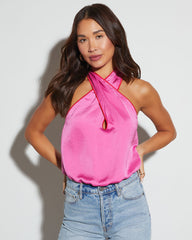 Midnight Muse Halter Neck Bodysuit