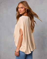 Mallena Slit Sleeve Top