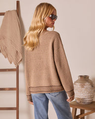 Stable Standard Horse Motif Sweater