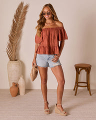 Evaline Off The Shoulder Top