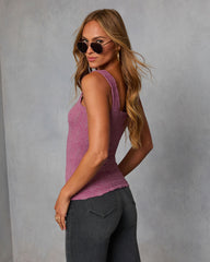 Alysson Textured Floral Tank