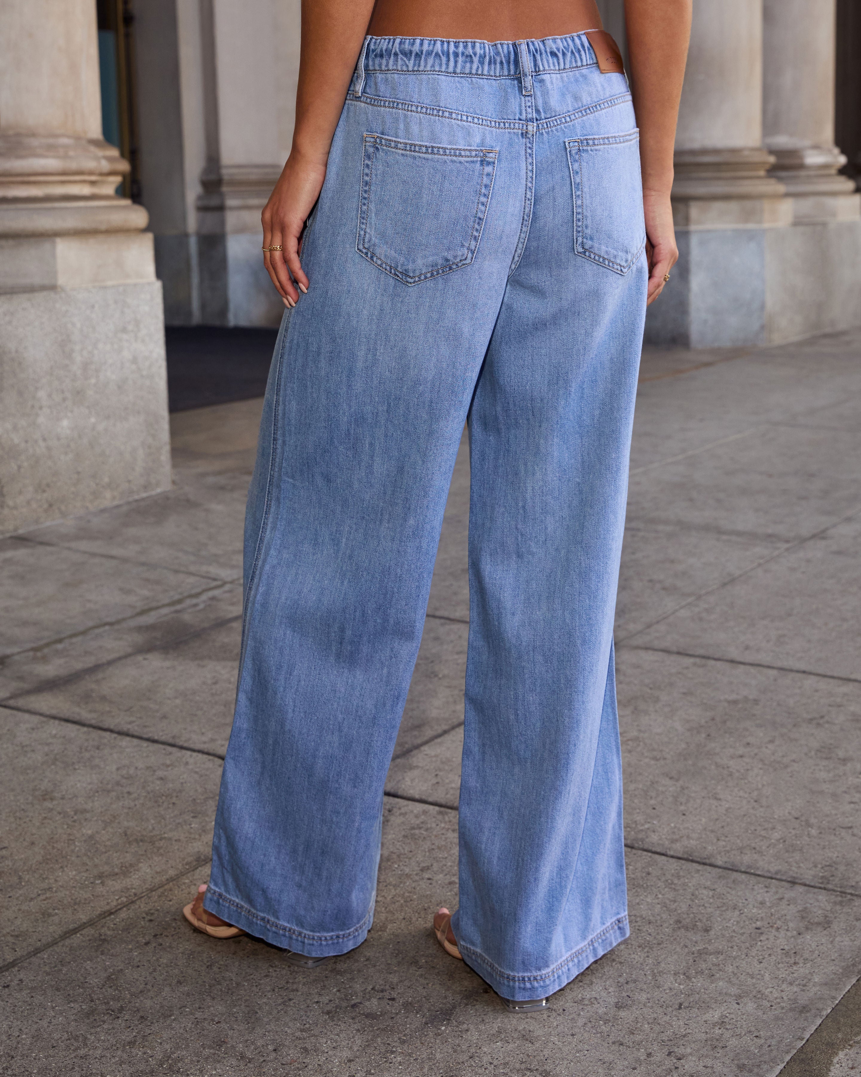 Tehla Stretch Pull-On Jeans