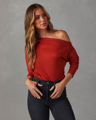 A Wow Moment Asymmetrical Long Sleeve Top