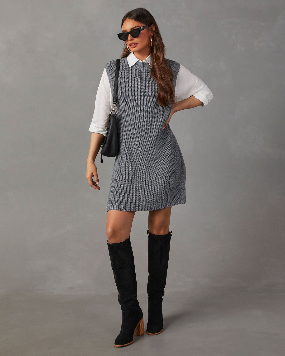 Let Her Be Knit Mini Dress
